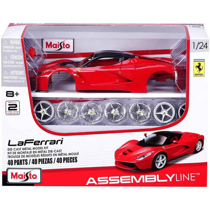 Set constructie masinuta metalica, Maisto, LaFerrari, Assembly Line, 40 piese 1:24 Set constructie masinuta metalica, Maisto, LaFerrari, Assembly Line, 40 piese 1:24