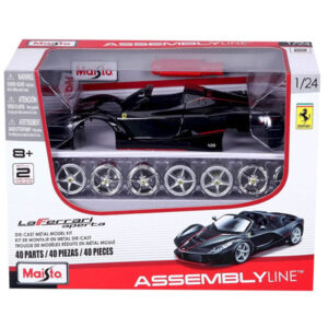 Set constructie masinuta metalica, Maisto, LaFerrari Aperta, 40 piese, 1:24, Negru Set constructie masinuta metalica, Maisto, LaFerrari Aperta, 40 piese, 1:24, Negru