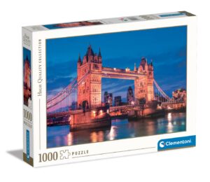 Puzzle Clementoni, Tower Bridge, 1000 piese Puzzle Clementoni, Tower Bridge, 1000 piese