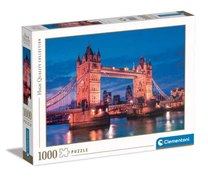 Puzzle Clementoni, Tower Bridge, 1000 piese Puzzle Clementoni, Tower Bridge, 1000 piese