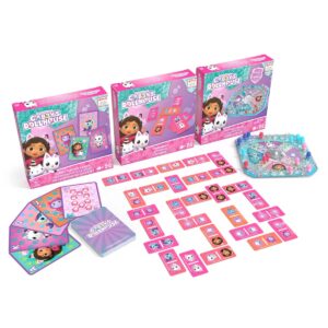 Set 3 jocuri Gabbys Dollhouse, Jumbo Cards, Pop-Up, Domino Set 3 jocuri Gabbys Dollhouse, Jumbo Cards, Pop-Up, Domino