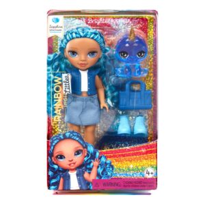 Papusa Rainbow High, Littles Sapphire Bradshaw, Blue, 531197EUC Papusa Rainbow High, Littles Sapphire Bradshaw, Blue, 531197EUC