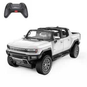 Masina cu telecomanda GMC Hummer EV, scara 1 la 16 (Alb) Masina cu telecomanda GMC Hummer EV, scara 1 la 16 (Alb)