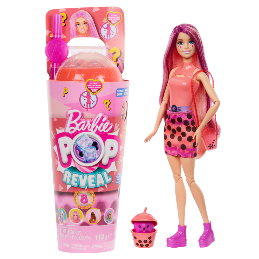 Papusa cu accesorii Barbie, Color Pop Reveal, Bubble Tea, Mango Mochi, HTJ22 Papusa cu accesorii Barbie, Color Pop Reveal, Bubble Tea, Mango Mochi, HTJ22