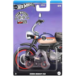 Motocicleta metalica, Hot Wheels, Honda Monkey Z50, 1:64, HRR94 Motocicleta metalica, Hot Wheels, Honda Monkey Z50, 1:64, HRR94