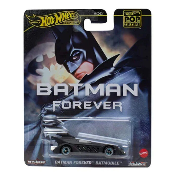 Masina metalica, Hot Wheels Premium, Pop Culture, Batmobile, Batman Forever, HVJ39 Masina metalica, Hot Wheels Premium, Pop Culture, Batmobile, Batman Forever, HVJ39