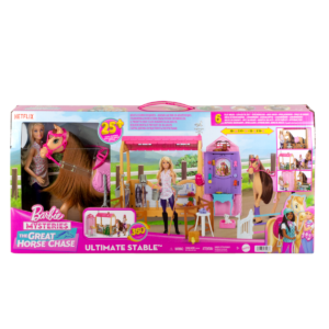 Set de joaca cu papusa, Barbie Mysteries, The Great Horse Chase, HXJ44 Set de joaca cu papusa, Barbie Mysteries, The Great Horse Chase, HXJ44