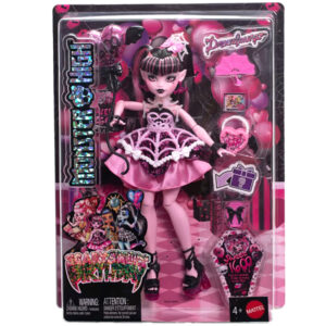 Papusa Monster High, Scary Sweet Birthday, Draculaura, JBG74 Papusa Monster High, Scary Sweet Birthday, Draculaura, JBG74