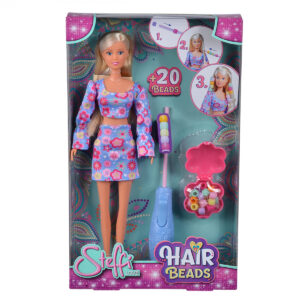 Set de joaca cu papusa Steffi Love, Hair Beads Set de joaca cu papusa Steffi Love, Hair Beads