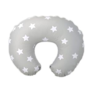 Perna multifunctionala Lorelli Happy, 140 cm, husa detasabila, Stars Grey Perna multifunctionala Lorelli Happy, 140 cm, husa detasabila, Stars Grey