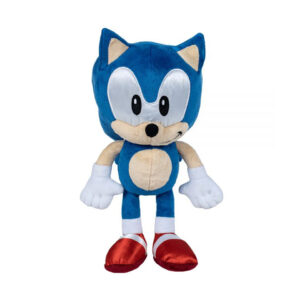 Jucarie din plus Sonic Hedgehog cu pantofi satinati, Play by Play, 28 cm Jucarie din plus Sonic Hedgehog cu pantofi satinati, Play by Play, 28 cm