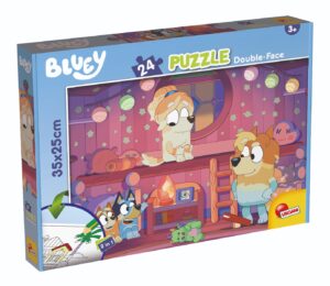 Puzzle 2 in 1 Lisciani Bluey, Povesti, M-Plus, 24 piese Puzzle 2 in 1 Lisciani Bluey, Povesti, M-Plus, 24 piese