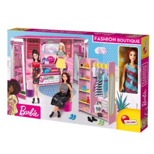 Set de joaca cu papusa Barbie, Lisciani, Fashion Boutique Set de joaca cu papusa Barbie, Lisciani, Fashion Boutique