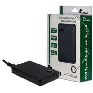 Incarcator Laptop laptop Inter-Tech Argus NB-60C, 60W (Negru) Incarcator Laptop laptop Inter-Tech Argus NB-60C, 60W (Negru)