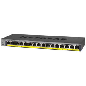 Switch NetGear ProSAFE GS116LP, POE+ 76W, ProSAFE Lifetime Protection Switch NetGear ProSAFE GS116LP, POE+ 76W, ProSAFE Lifetime Protection