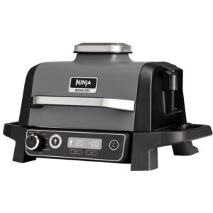Gratar si afumator electric Ninja Woodfire OG701EU, 2400w, 7 functii de gatit (Gri) Gratar si afumator electric Ninja Woodfire OG701EU, 2400w, 7 functii de gatit (Gri)