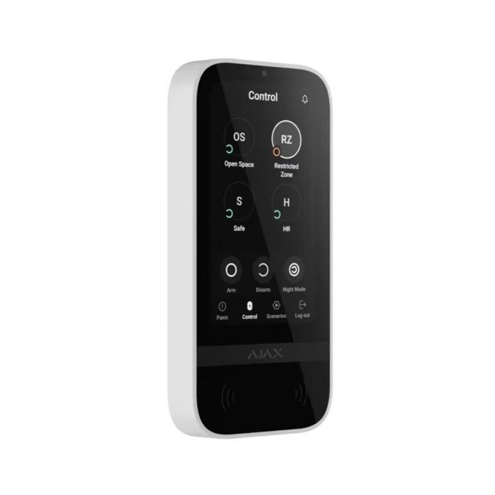 Tastatura tactila wireless Ajax KEYPAD TOUCHSCREEN WH, 13.56 Mhz, Bluetooth, 200 utilizatori Tastatura tactila wireless Ajax KEYPAD TOUCHSCREEN WH, 13.56 Mhz, Bluetooth, 200 utilizatori