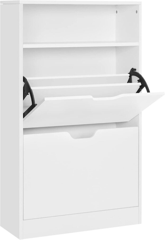 Pantofar Alb Vasagle 102x60x24 cm Pantofar Alb Vasagle 102x60x24 cm