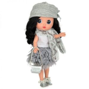 Papusa Arias Dunya Elegance 38 cm Gray Fringe Papusa Arias Dunya Elegance 38 cm Gray Fringe