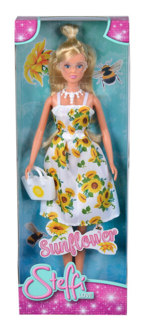 Papusa Steffi Love - Sunflower, rochita alba Papusa Steffi Love - Sunflower, rochita alba