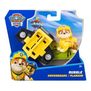Set joaca - Patrula Catelusilor - Vehicul Hoverboard si figurina Rubble - Paw Patrol - Spin Master Set joaca - Patrula Catelusilor - Vehicul Hoverboard si figurina Rubble - Paw Patrol - Spin Master