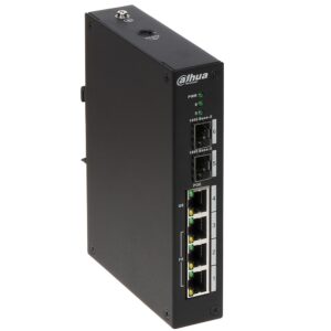 Switch cu 4 Porturi PoE Dahua PFS3206-4P-96, 8000 MAC, 1000 Mbps Switch cu 4 Porturi PoE Dahua PFS3206-4P-96, 8000 MAC, 1000 Mbps