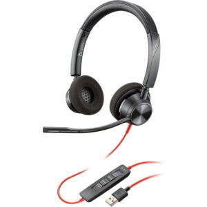 Casca Call Center Poly Blackwire C3220, USB-C, Binaural (Negru) Casca Call Center Poly Blackwire C3220, USB-C, Binaural (Negru)