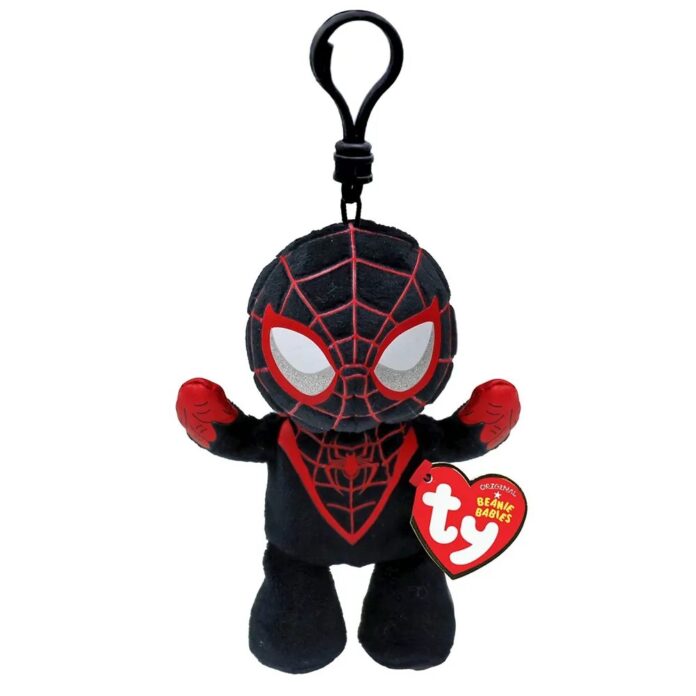 Jucarie de plus Ty Miles Morales, 8.5 cm (Negru/Rosu) Jucarie de plus Ty Miles Morales, 8.5 cm (Negru/Rosu)