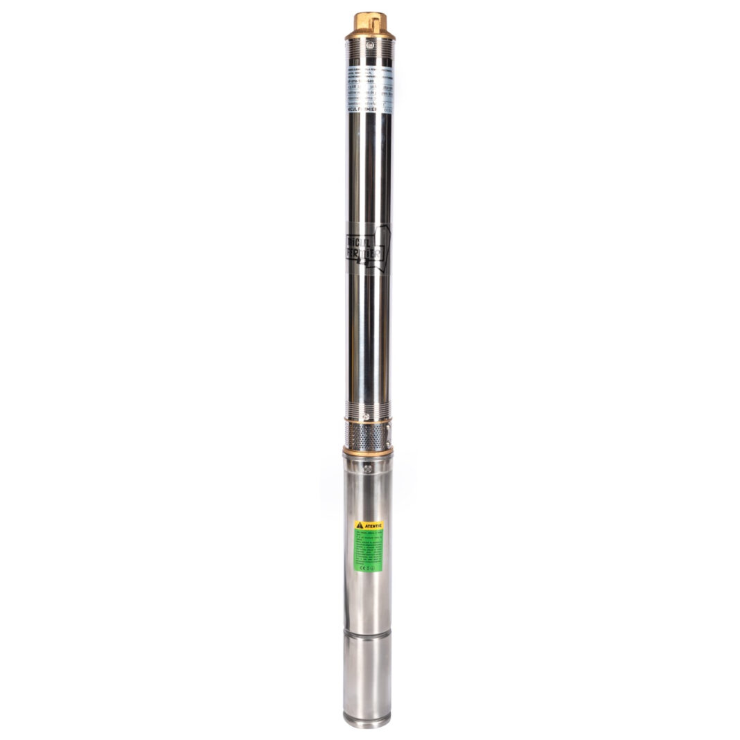 Pompa Submersibila Apa Curata Micul Fermier, GF-0710, 0.75KW, Debit 3600l/h, Inaltime Maxima Pompare 80m, 17 Turbine Pompa Submersibila Apa Curata Micul Fermier, GF-0710, 0.75KW, Debit 3600l/h, Inaltime Maxima Pompare 80m, 17 Turbine