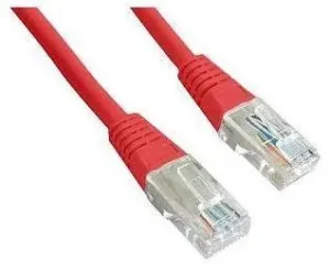 Cablu UTP Gembird PP12-0.25M/R, Patchcord, CAT5e, 0.25m (Rosu) Cablu UTP Gembird PP12-0.25M/R, Patchcord, CAT5e, 0.25m (Rosu)