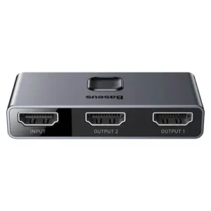 Switch video Baseus Matrix CAHUB-BC0G, HDMI bidirectional - 2x HDMI 4K / 30 Hz (Gri) Switch video Baseus Matrix CAHUB-BC0G, HDMI bidirectional - 2x HDMI 4K / 30 Hz (Gri)