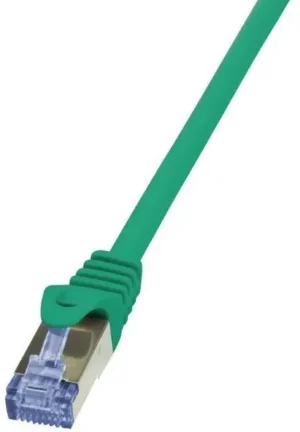 Cablu S/FTP LogiLink CQ3025S, Cat.6A, Patchcord (Verde) Cablu S/FTP LogiLink CQ3025S, Cat.6A, Patchcord (Verde)