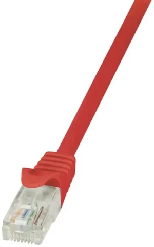 Cablu UTP LogiLink CP1054U, Patchcord, CAT.5e, 2m (Rosu) Cablu UTP LogiLink CP1054U, Patchcord, CAT.5e, 2m (Rosu)
