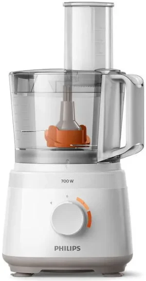 Robot de bucatarie Philips Daily Collection HR7320/00, 700 W, bol 2.1 l, blender 1 l, 2 viteze, 19 functii (Alb) Robot de bucatarie Philips Daily Collection HR7320/00, 700 W, bol 2.1 l, blender 1 l, 2 viteze, 19 functii (Alb)