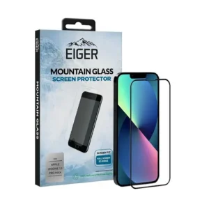 Folie Sticla Eiger pentru EGSP00782 iPhone 13 Pro Max Clear Black, 0.33mm, 9H, oleophobic (Transparent/Negru) Folie Sticla Eiger pentru EGSP00782 iPhone 13 Pro Max Clear Black, 0.33mm, 9H, oleophobic (Transparent/Negru)
