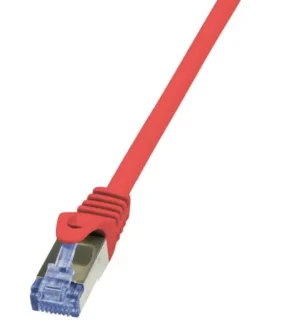 Cablu S/FTP LogiLink CQ3034S, Cat.6A, Patchcord (Rosu) Cablu S/FTP LogiLink CQ3034S, Cat.6A, Patchcord (Rosu)