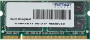 Memorie Laptop Patriot Signature DDR2, 1x2GB, 800MHz, CL6, 1.8V Memorie Laptop Patriot Signature DDR2, 1x2GB, 800MHz, CL6, 1.8V