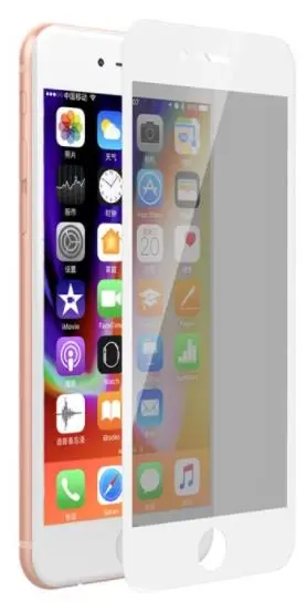 Folie Protectie Sticla Temperata Devia Privacy Full pentru Apple iPhone 8 / 7 (Transparent/Alb) Folie Protectie Sticla Temperata Devia Privacy Full pentru Apple iPhone 8 / 7 (Transparent/Alb)