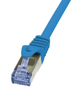 Cablu S/FTP LogiLink CQ3086S, Cat.6A, Patchcord (Albastru) Cablu S/FTP LogiLink CQ3086S, Cat.6A, Patchcord (Albastru)
