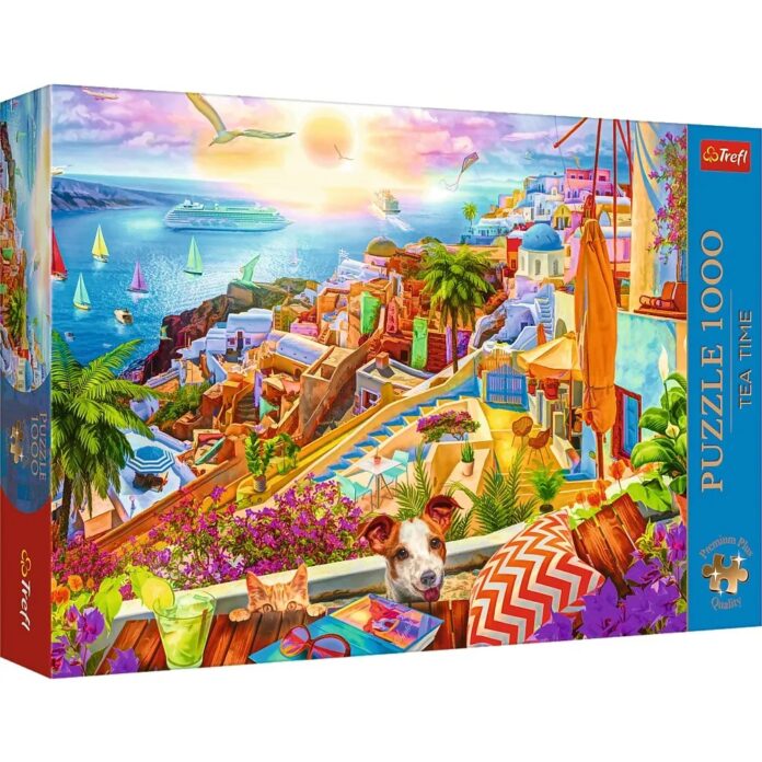 Puzzle 1000 piese - Fairytale Santorini Puzzle 1000 piese - Fairytale Santorini