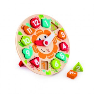 Ceas din lemn Hape - Chunky Clock Ceas din lemn Hape - Chunky Clock