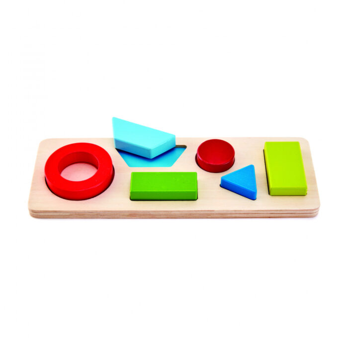 Puzzle Hape cu figurine pentru insirat, din lemn Puzzle Hape cu figurine pentru insirat, din lemn