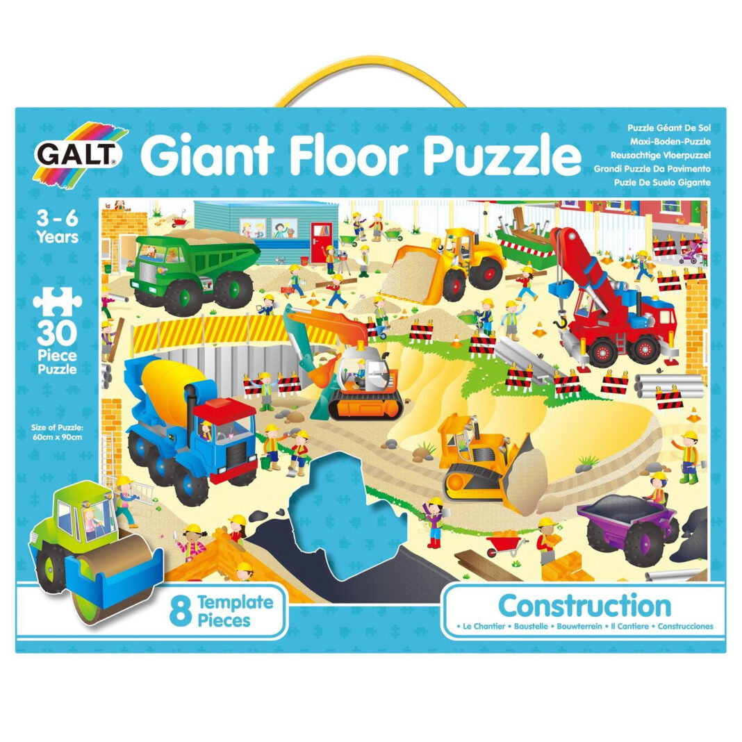 Puzzle Giant Floor Galt Santierul, 30 piese Puzzle Giant Floor Galt Santierul, 30 piese
