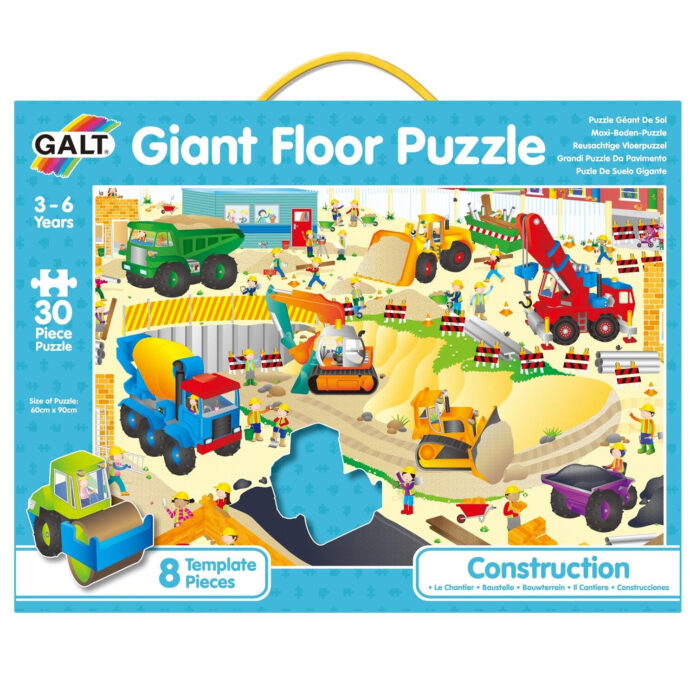 Puzzle Giant Floor Galt Santierul, 30 piese Puzzle Giant Floor Galt Santierul, 30 piese