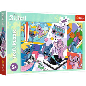 Puzzle Trefl Disney Stitch, Amintirile lui Stitch, 100 piese Puzzle Trefl Disney Stitch, Amintirile lui Stitch, 100 piese
