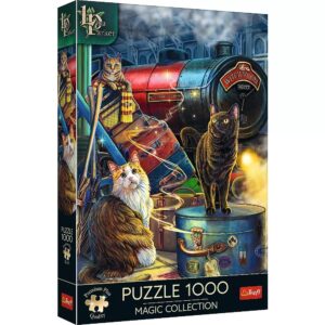 Puzzle Trefl Premium Plus - Expresul Vrajitor, 1000 piese Puzzle Trefl Premium Plus - Expresul Vrajitor, 1000 piese