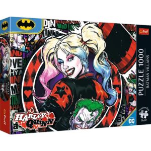 Puzzle Trefl Premium Plus - DC Comics, Harley Quinn, 1000 piese Puzzle Trefl Premium Plus - DC Comics, Harley Quinn, 1000 piese