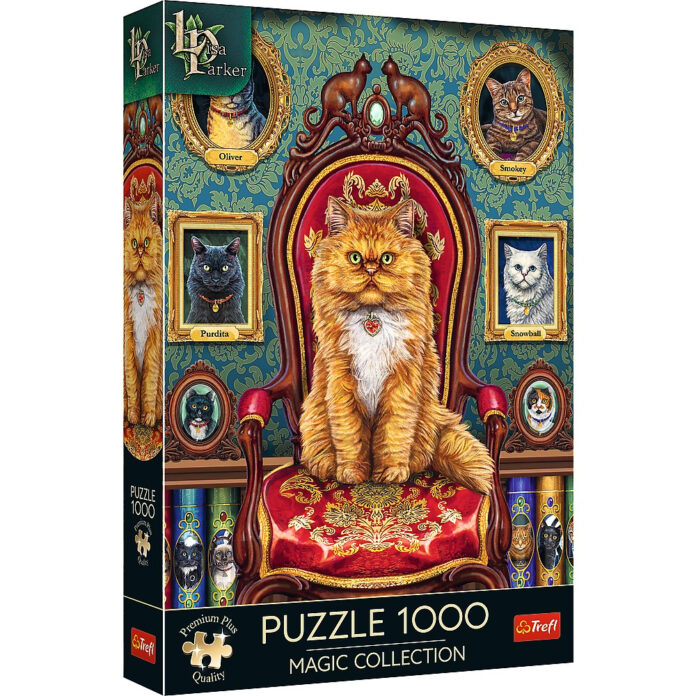 Puzzle Trefl Pisici si dulciuri, 1000 piese Puzzle Trefl Pisici si dulciuri, 1000 piese
