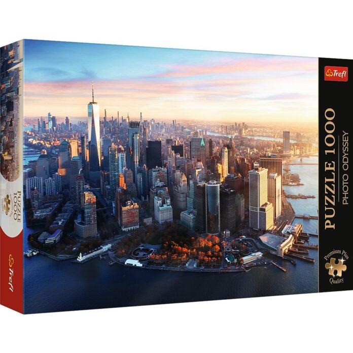 Puzzle Trefl - Funny Cities, New York, 1000 piese Puzzle Trefl - Funny Cities, New York, 1000 piese