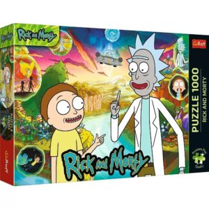 Puzzle Trefl Premium Plus - Rick Si Morty, 1000 piese Puzzle Trefl Premium Plus - Rick Si Morty, 1000 piese